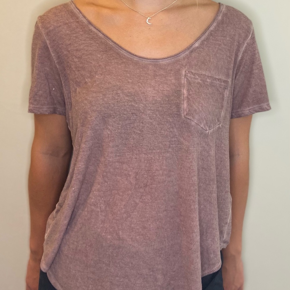 Purple tee